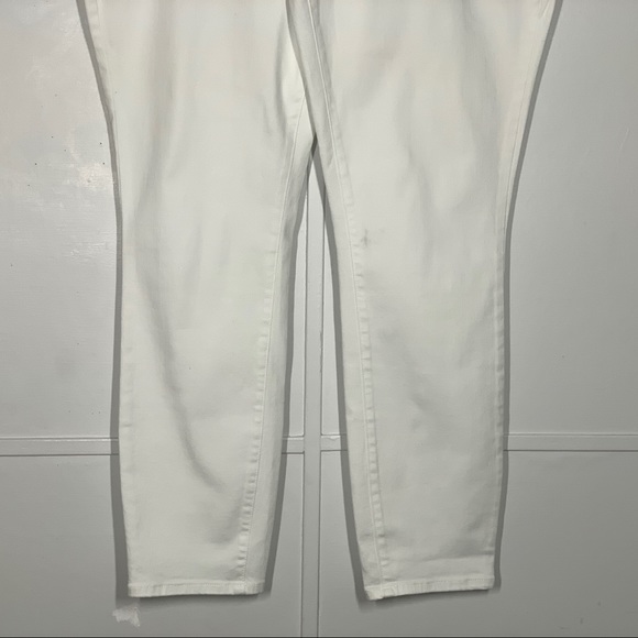 NYDJ Ami Exposed Button Fly Stretch Ankle Women's Jeans in Optic White - Picture 7 of 16